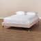 Baxton Studio Volden Pink Velvet Upholstered Full Size Wood Platform Bed Frame 155-9468 - alternate 8